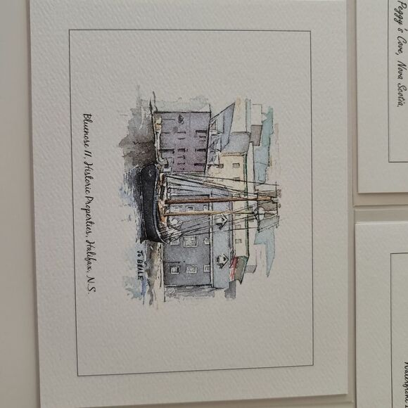 Artist Note Cards Jo Beale Peggy's Cove Artist Cards Set of 5 #0155 - Picture 7 of 15